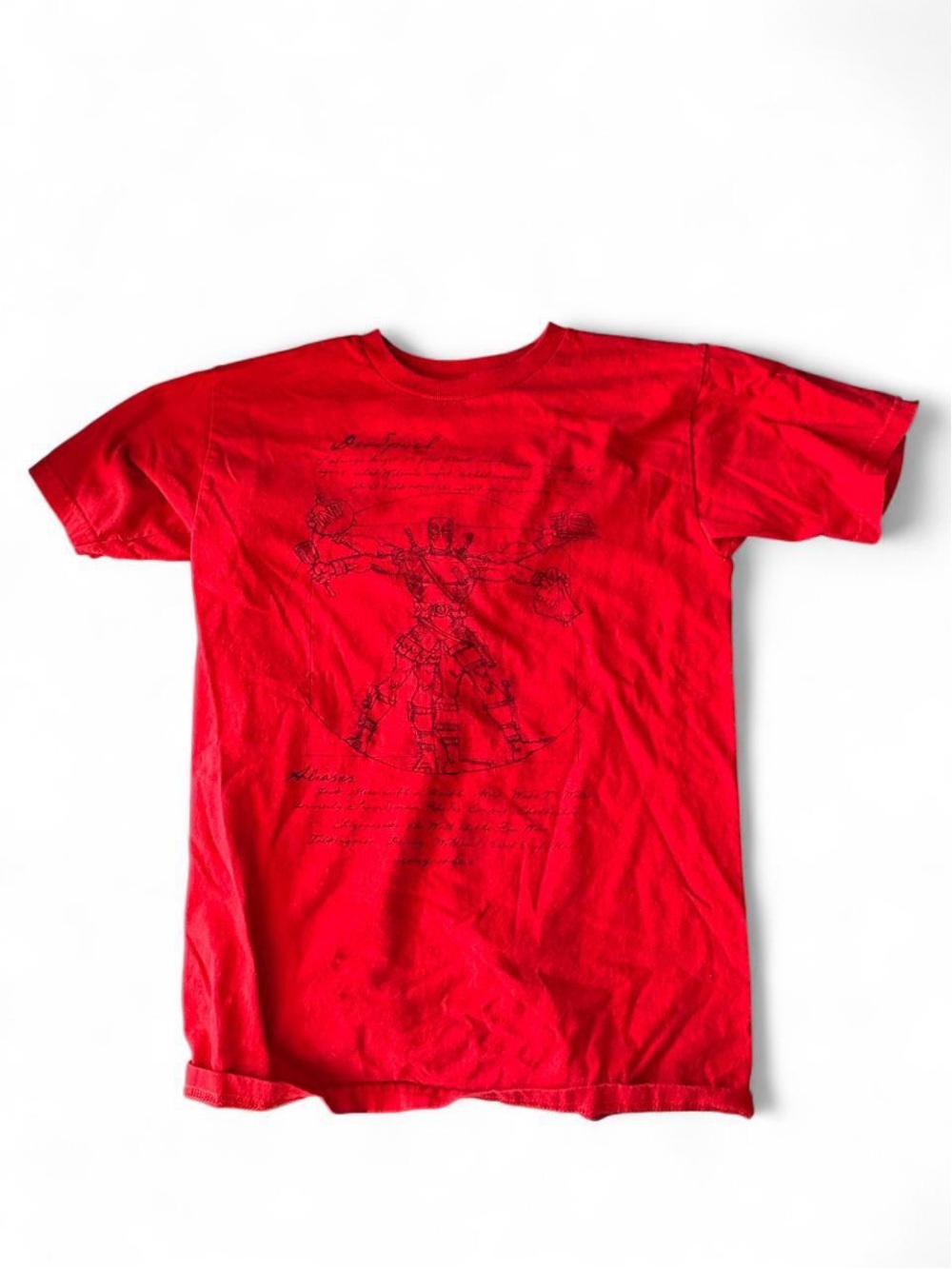 Red Graphic Crewneck T‑Shirt - Men